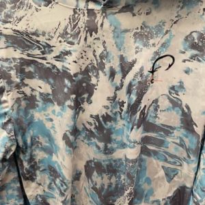 Unisex Waves Hooded Shirt