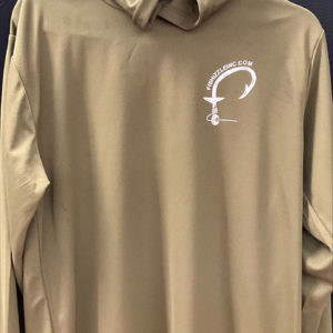 Army green unisex with hood fishing shirt